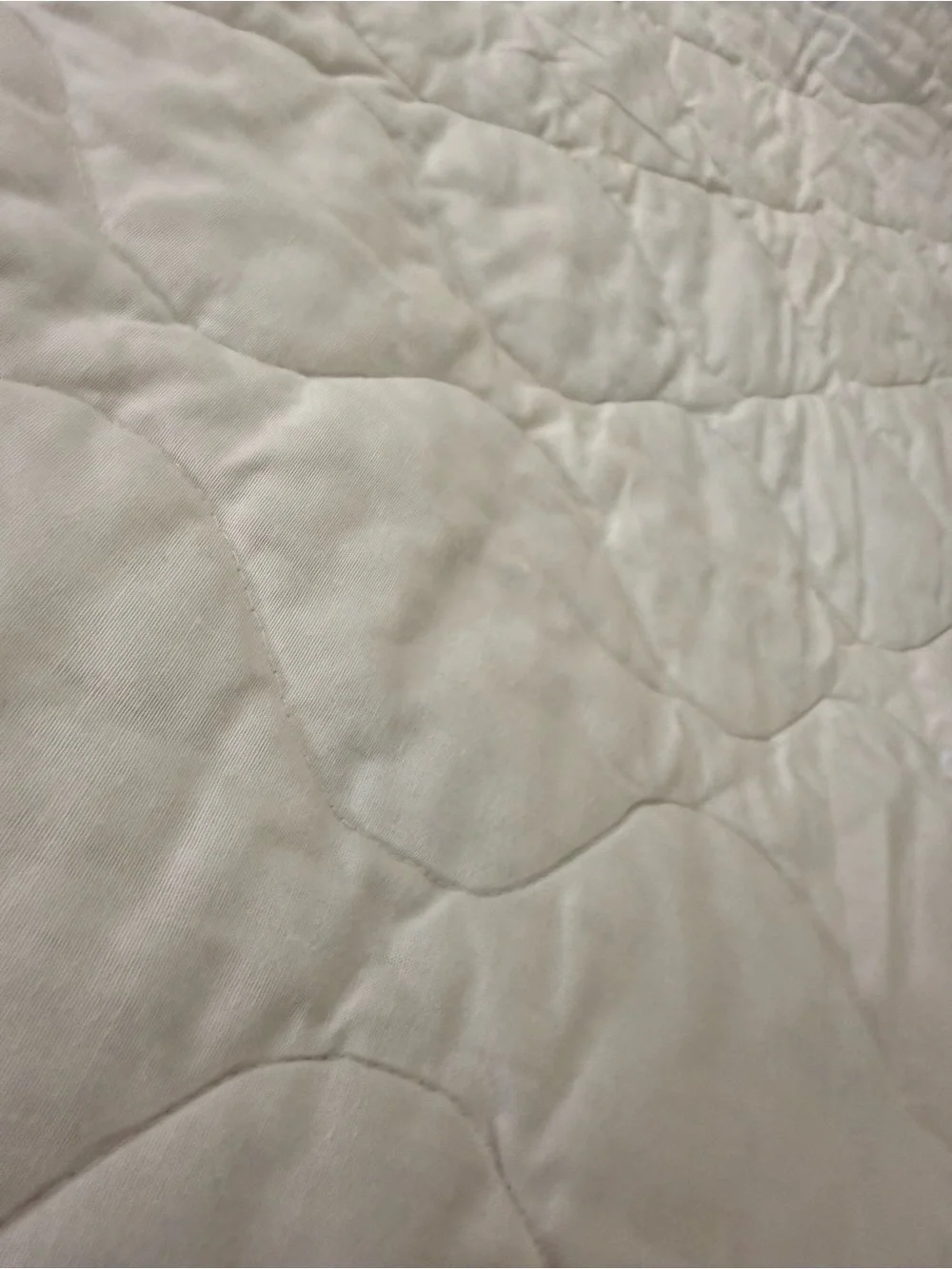 Stitched Teddy Bear Baby Quilt Blanket W/ Rocking Horses & Hearts - Vintage
